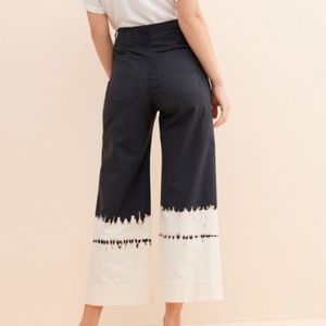 Anthropologie Tie Dye Linen Pants